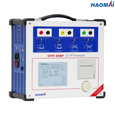 испытательное оборудование настоящего трансформатора 120V 60Hz, портативный анализатор VT CT